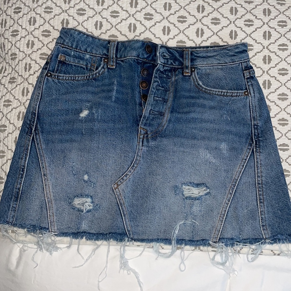 Free People Denim Shirt | 26 | barely worn